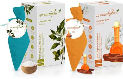 Aromahpure Camphor Cube (Bhimseni+Royal Oudh) Blocks Camphor Cone/Cube (Bhimseni+Royal)