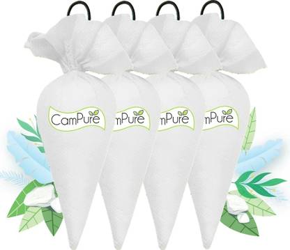 CamPure Cone Bhimseni - Pack of 4 Potpourri Camphor Cone Bhimseni - Room Freshener, Mosquito - Insect Repellent - Pack Of 4