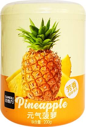 Budwill Pineapple Premium Quality Long Lasting Air Freshener for Home Office Car Diffuser Set Sameili Air Freshener 200 Gram Pineapple