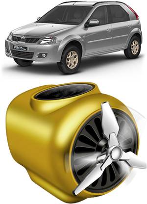 YUNEIK Car Air Freshner Diffuser Turbine Gold Fan Car Solar Y285
