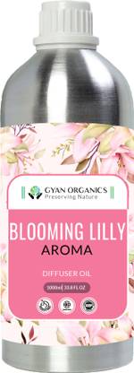 Gyan Organics Blooming Lilly Aroma Aroma Oil, Diffuser, Spray, Automatic Spray Blooming Lily Diffuser Refill Oil Fragrance Blooming Lily Aroma Oil Fragrance for Home Room Office & Washrooms (500ml)Pack Of 1