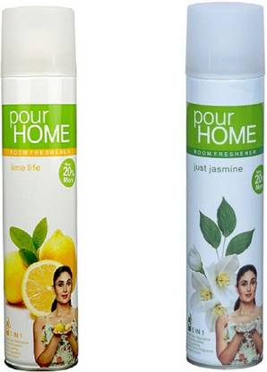 POUR HOME lime life, just jasmine Spray Lime Life & Just Jasmine 2x270ml Room Freshener