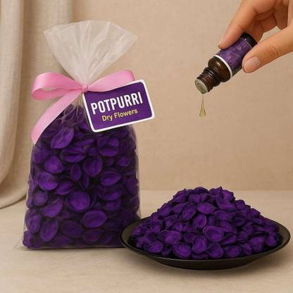 Garden King Unscented Potpourri Unscented Purple Potpourri Decorative Bowl Filler (Pack of 1)