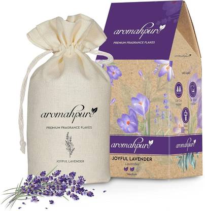 Aromahpure Car perfume Flkaes in Lavender Fragrance, Air Purifier Freshener last 30dyas Car Freshener Diffuser LAVENDER-FLAKES