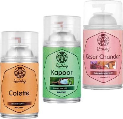 Quirky Colette, Kesar Chandan, Kapoor Automatic Spray, Refill Colette Kesar Chandan Kapoor Automatic Air Freshener Refill