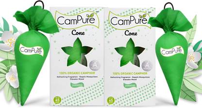 CamPure Cone Jasmine - Pack of 2 Potpourri Cone Jasmine - Room