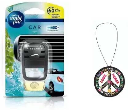 WINKCART Ambi Pur Aqua Car Vent Air Freshener Starter Kit (7.5 ml) Diffuser Set Ambipur Aqua Spray (7.5 g),AC vent car perfume