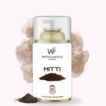 Wattle Castillo Luxuries Rainy Mitti Automatic Spray Air Freshner Mitti