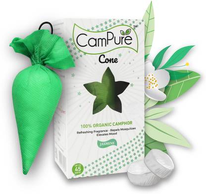 CamPure Cone Air Freshener - Jasmine - Pack of 1 Potpourri Cone Air Freshener - Jasmine - Pack of 1