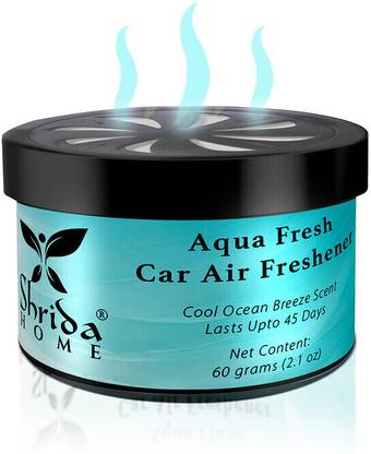Shrida AQUA FRESH Diffuser Set Natural Aqua Fresh Long Lasting Organic, Dashboard & Vents, Odor Remover