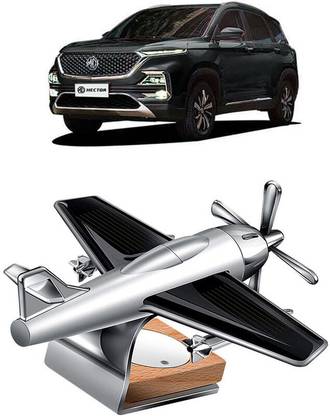 YUNEIK Car Solar Air Freshner Automatic Rotating Diffuser GN-SILVER-SINGLE-FAN-419