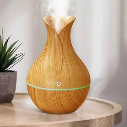 COEUS Room Air Freshener | Humidifier With LED Night Light | Air Purifier | Diffuser, Automatic Spray Room Air Freshener Mini Wooden Finish Humidifier With LED Night Light Humidifier