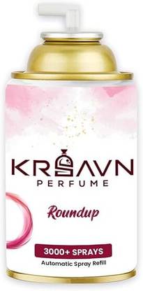 KRSAVN Automatic Spray Refill Roundup Fragrance | 3000+ Sprays Guaranteed | Refill Roundup-(265ml)