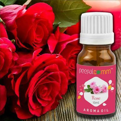 PeepalComm Pure Aroma Essential Oils for Diffuser Set of 5 Fragrance Scent - (Each 10ml) Aroma Oil Set Of 5 Jasmine, Lavender, Rose, Sandalwood, Lemongrass Aroma Oil