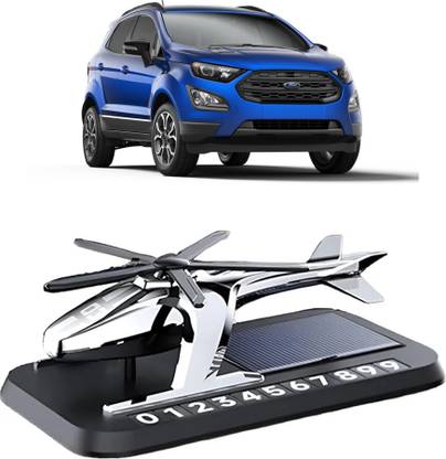 YUNEIK Premium Car Air Freshner Diffuser Helicopter Numbers Car Solar _Y126