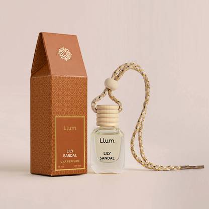 Llum Lily Sandal Hanging Car Air Freshener Luxury, Organic Toxin-Free Diffuser Car Freshener Diffuser Lily Sandal Hanging Car Air Freshener Luxury, Organic Toxin-Free Long Lasting Car Freshener Diffuser (10 ml)