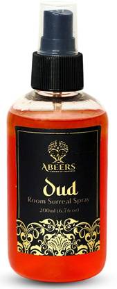 Abeers Oud Aroma Oil Room Surreal Spray | Oud Air Freshener Mist for Elegant, Calm & Fresh Spaces |
