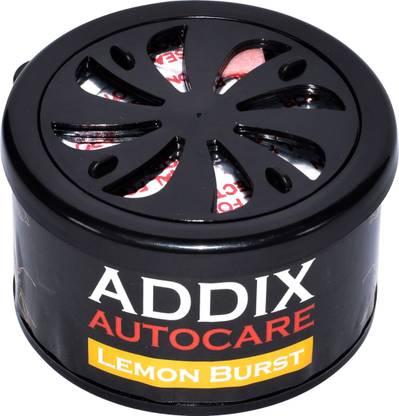 Addix Auto Care Lemon Car Freshener Blocks Leak Proof Car Perfume(100g)