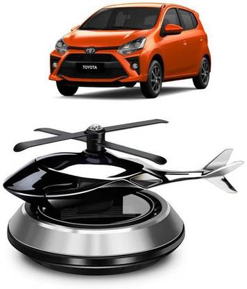 Ascension Car Solar Air Freshner Automatic Rotating Diffuser AN-Silver-Helicopter-A600