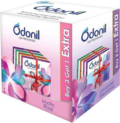 Odonil lavender,, misty rose, jasmine, orchid dew Car Freshener Blocks mtero box