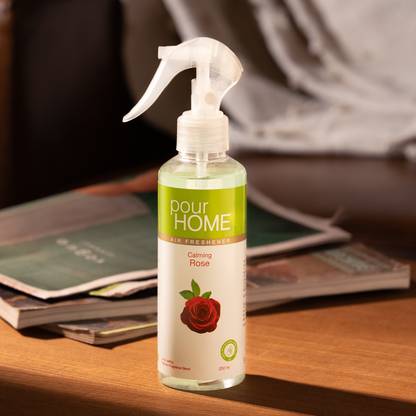 POUR HOME De-Stress Calming Rose No Gas Air Freshener Spray Calming Rose No-Gas Air Freshener