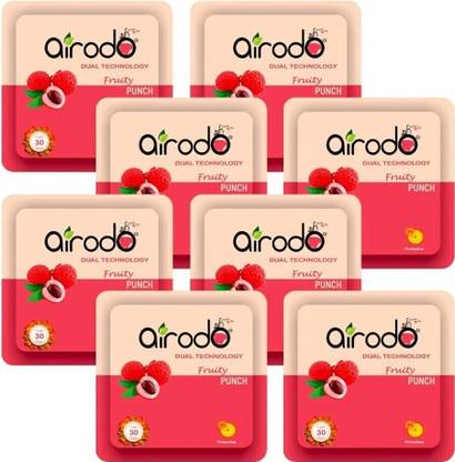 AIRODO Air Freshener Fruit Punch Pocket Gel (Pack Of -08) Blocks Air Freshener Fruit Punch Pocket Gel (Pack Of -08)