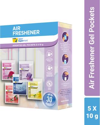 Flipkart Supermart Fruity, Rose, Floral, Citrus, Aqua Blocks Zip Air Freshner