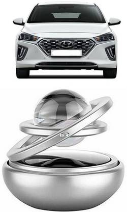 YUNEIK Car Solar Air Freshner Automatic 360° Rotating Diffuser AJA-SILVER-DIAMOND-188