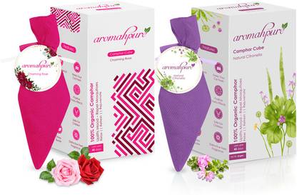 Aromahpure Camphor Cube (Citronella + Rose) Blocks Camphor Cube