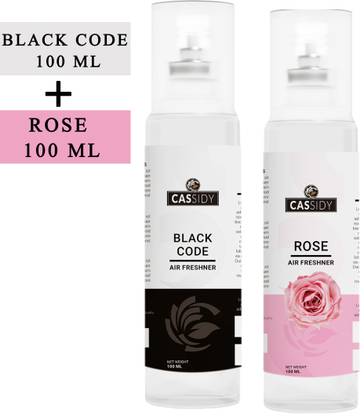 Cassidy Black Code and Lime Fresh Air freshener Spray, Potpourri, Diffuser, Fridge Freshener Black Code and Rose Air freshener