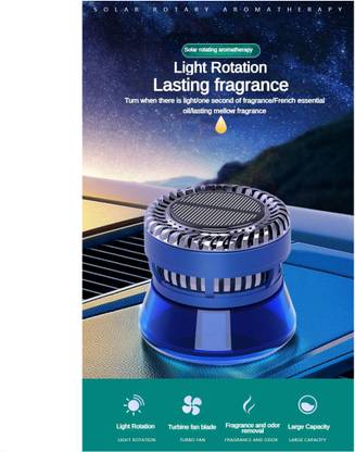 HouseOfCommon Car Air Freshner Diffuser GEMACAR_SOLAR ROTATING AROMA THERAPY_G2361