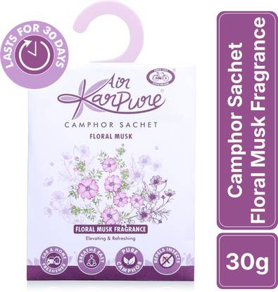Cycle Pure Air Karpure Camphor Sachet Floral Musk Fragrance Diffuser Sachet