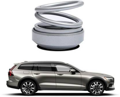 YUNEIK Car Solar Air Freshner Automatic 360° Rotating Diffuser Car-Grey-Rotating-Freshner-GR625