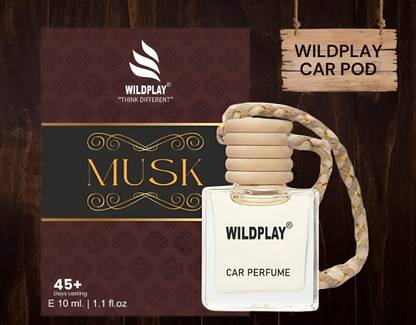 Wildplay Musk Hanging Car Diffuser Hanging Car Air Freshener