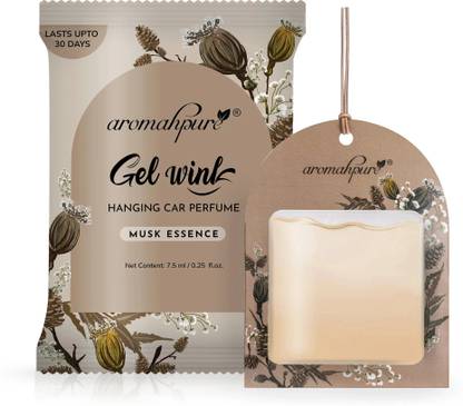 Aromahpure Gel Wink Hanging Car Perfume Musk Last 30 days Easy to Use gel based air Car Freshener Diffuser GEL-WINK