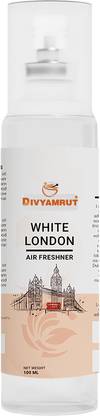 DIVYAMRUT WHITE LONDON AIR FRESHENER ( PACK OF 1) Spray WHITE LONDON AIR FRESHENER ( PACK OF 1)