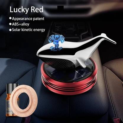 Fruitcolor ™ Solar Rotating Car Air Freshener Dolphin Design Car Air Fresheners Rotating Car Freshener Diffuser ™ Solar Rotating Car Air Freshener - Dolphin Design Car Air Fresheners with Solar Rotating