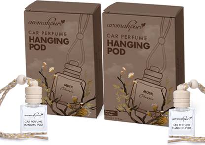 Aromahpure Musk Car Freshener Diffuser Car Perfume Hanging Pod Musk Fragrance Natural Essential Fragrance Oils Air