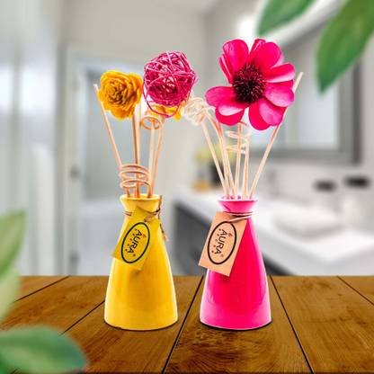 AuraDecor Floral Diffuser Set RD_Setof2