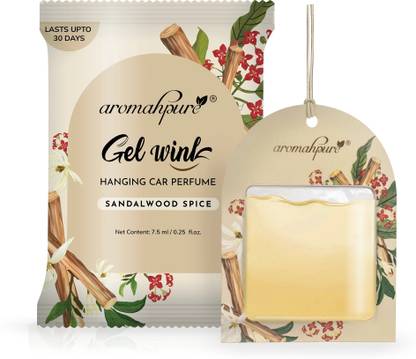 Aromahpure Gel Wink Hanging Car Perfume Sandalwood Last 30 days Easy to Use gel based air Car Freshener Diffuser GEL-WINK-1