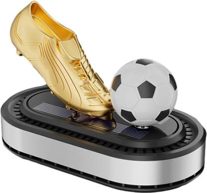 ADDNUS Golden Boots Football Design Solar Energy Aroma Air Freshener Silver Diffuser ANS-1555 Golden Boots Football Design Solar Energy Aroma Air Freshener Silver