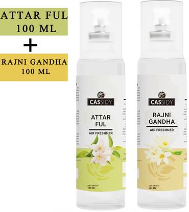 Cassidy Attarful and Rajnigandha Airfreshner Spray Attarful and Rajnigandha Airfreshner