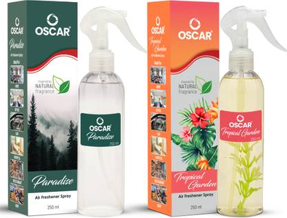OSCAR Paradise and Tropical Garden Spray Room Air Freshener with Long Lasting Mood Freshing fragrance