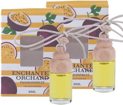 MINISO Passionfruit Car Freshener Diffuser Car Air Freshener Enchanted Orchard Series Hangable Car fragrance,8ML