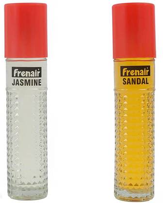 aco Frenair Jasmine & Frenair Sandal Refill Set of 2 Jasmine & Sandal, Room Freshener For Home & Office, 190ml Each
