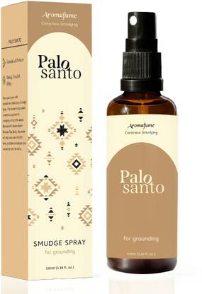 Aromafume Palo Santo Spray Palo Santo Smudge Spray for Protection & Energy Clearing (3.3 Ounce)- Clean, Smoke-Free, Non Toxic Alternative to Incense & Smudges