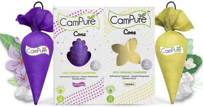 CamPure Air Freshener - Sandalwood & Jasmine - Pack of 2 Potpourri Air Freshener - Sandalwood & Jasmine - Pack of 2