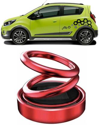 Purpleheart Aroma Car Perfume Car Freshener Diffuser Solar Auto Rotating Ring P-81