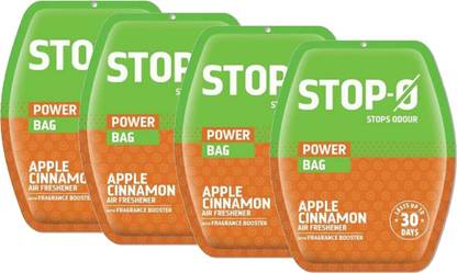 Lia Stop-O Air Freshener Power Bag Combo with Fragrance Boosters Gel Power Bag