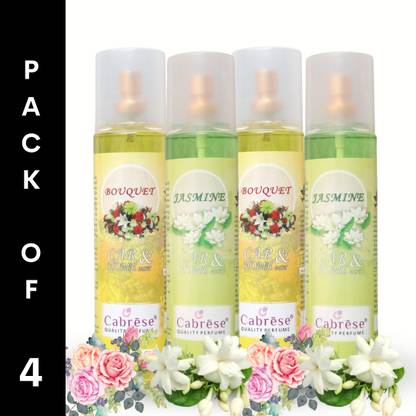 CABRESE JASMINE, BOUQUET Car Freshener Spray PREMIUM ROOM FRESHENERS